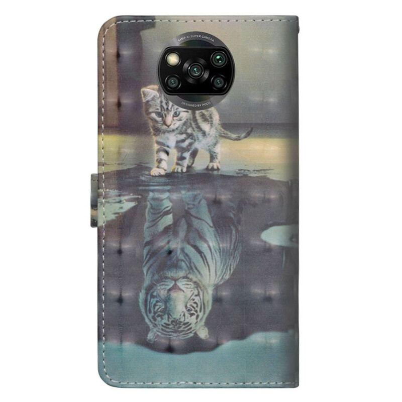 Læder Cover Poco X3 / X3 Pro / X3 NFC Ernest The Tiger