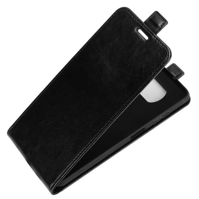 Læder Cover Poco X3 / X3 Pro / X3 NFC Flip Cover Lodret Klap I Lædereffekt