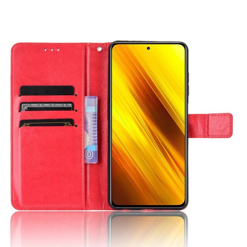 Læder Cover Poco X3 / X3 Pro / X3 NFC Prangende Kunstlæder