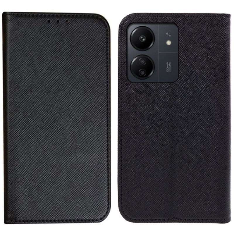Flip Cover Poco C65 Tekstureret Kunstlæder