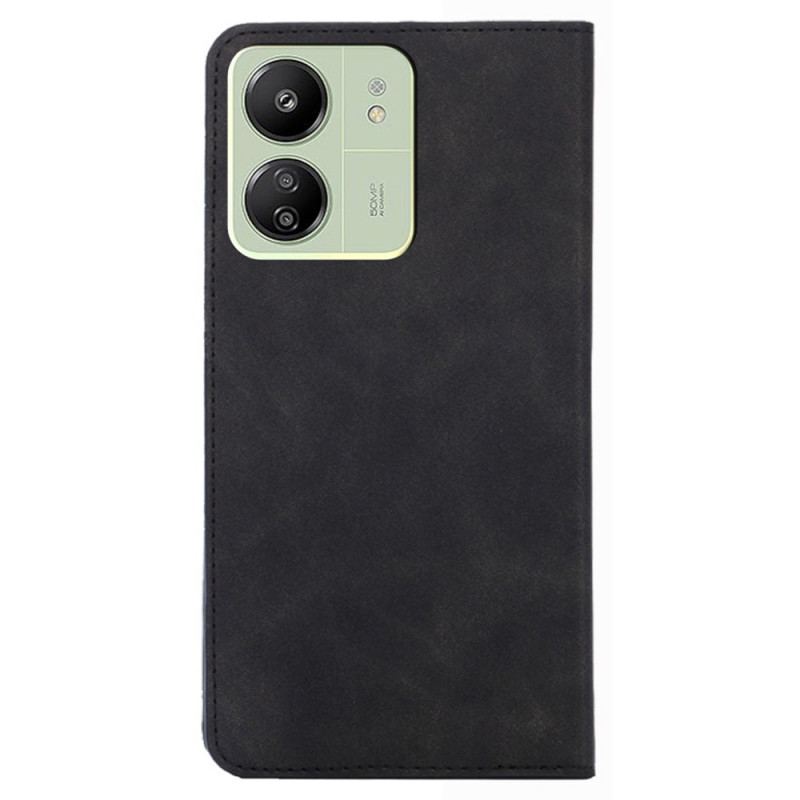 Flip Cover Til Poco C65 Ruskindseffekt