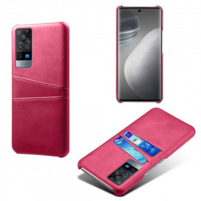 Cover Vivo X60 Pro Ksq Dobbelt Kortholder