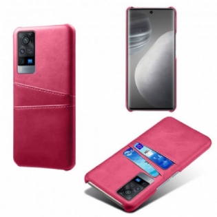 Cover Vivo X60 Pro Ksq Dobbelt Kortholder