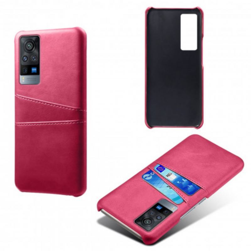 Cover Vivo X60 Pro Ksq Dobbelt Kortholder