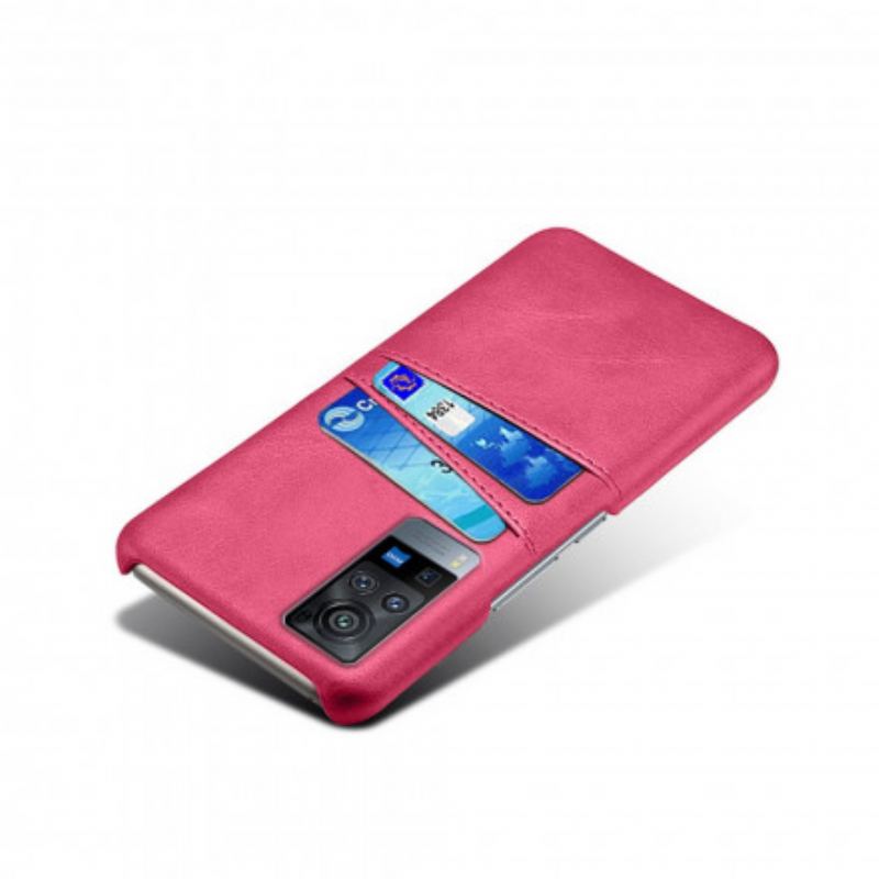 Cover Vivo X60 Pro Ksq Dobbelt Kortholder