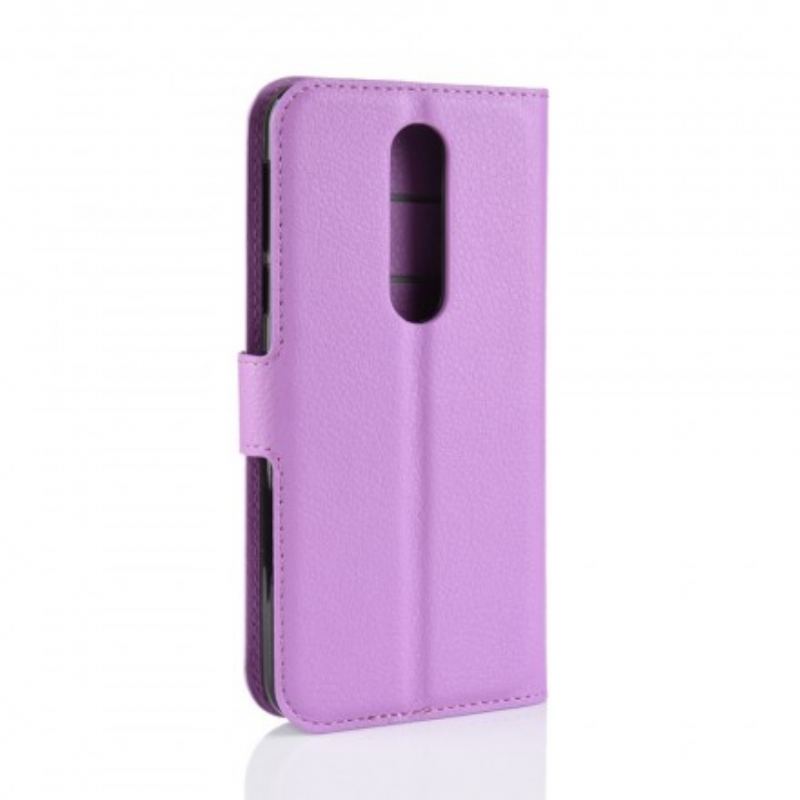 Læder Cover Nokia 7.1 Klassisk