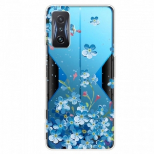 Cover Poco F4 GT Blå Blomster