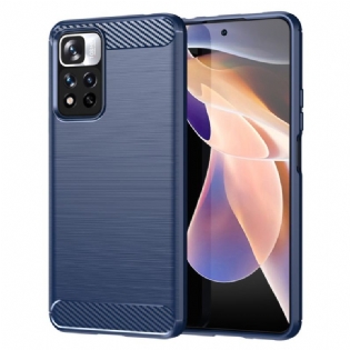 Cover Xiaomi Redmi Note 11 Pro Plus 5G Børstet Kulfiber