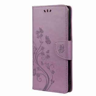 Flip Cover Xiaomi Redmi Note 11 Pro Plus 5G Sommerfugle Og Blomster