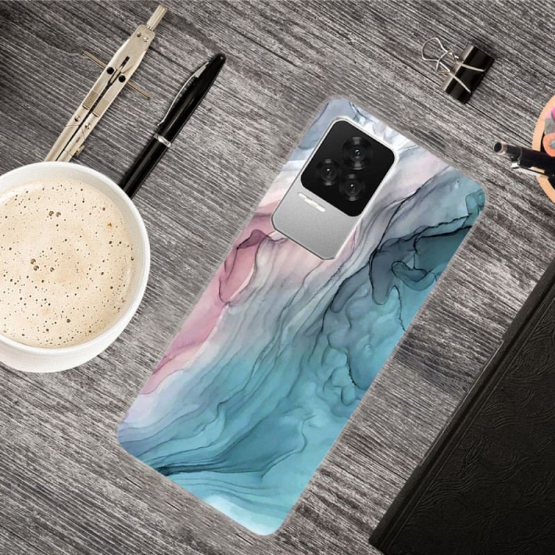 Cover Poco F4 Akvarel Marmor