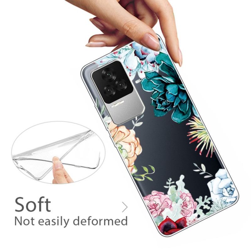 Cover Poco F4 Sømløse Blomster