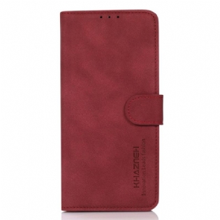 Flip Cover Poco F4 Khazneh Fashion Læder Effekt