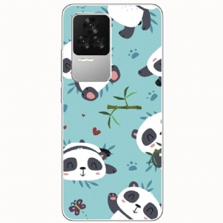 Mobilcover Poco F4 Flok Pandaer