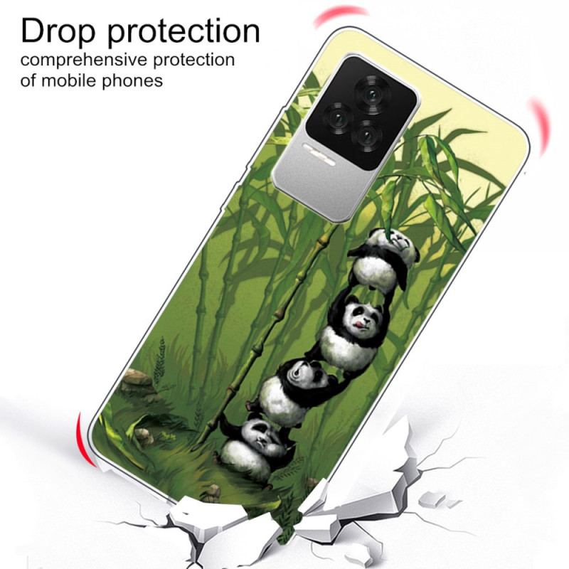 Mobilcover Poco F4 Flok Pandaer