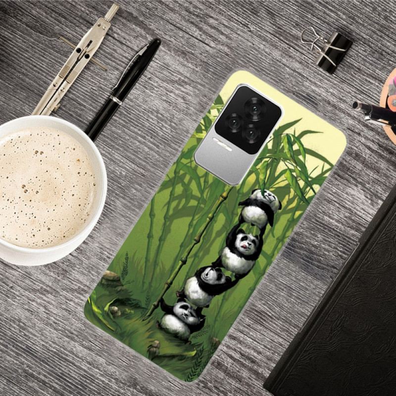 Mobilcover Poco F4 Flok Pandaer