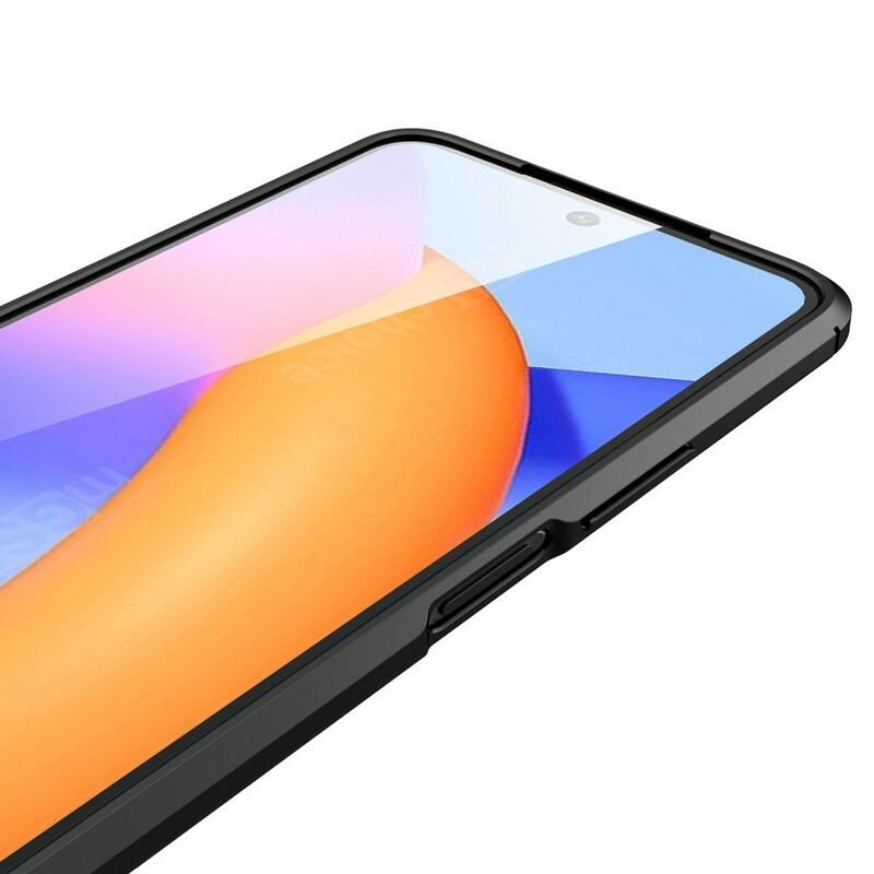 Cover Honor 10X Lite Dobbelt Linje Litchi Læder Effekt