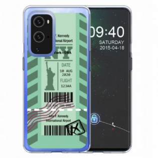 Cover OnePlus 9 Pro Boardingkort Til New York
