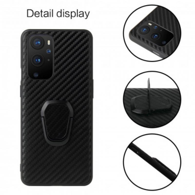 Cover OnePlus 9 Pro Sort Glitter Ring-support