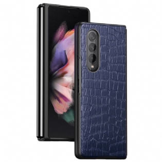 Mobilcover Samsung Galaxy Z Fold 4 Klassisk Krokodille