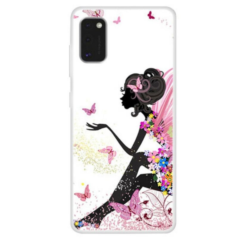 Cover Samsung Galaxy A41 Sommerfugledame