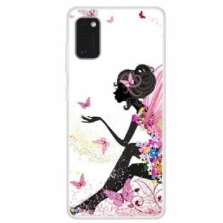 Cover Samsung Galaxy A41 Sommerfugledame