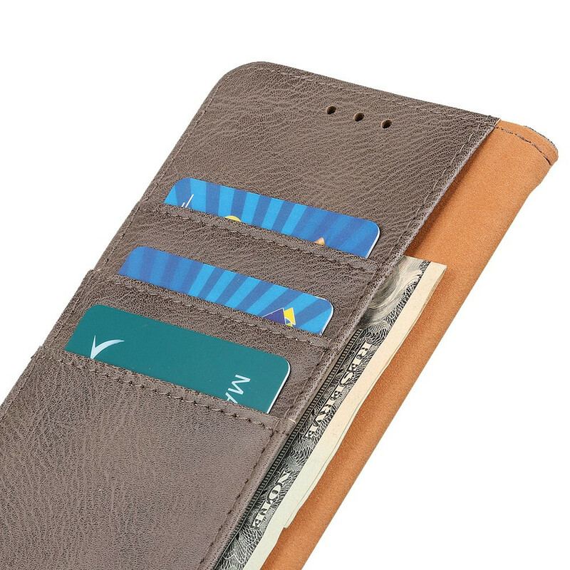 Flip Cover Samsung Galaxy A41 Imiteret Læder Khazneh