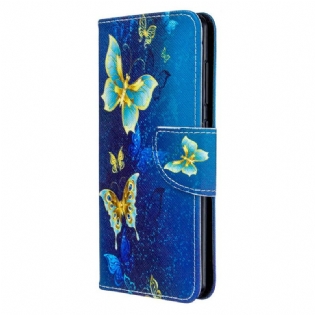 Flip Cover Samsung Galaxy A41 Sommerfugle Konger