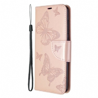 Flip Cover Samsung Galaxy A41 Sommerfugle På Flugt Med Snor