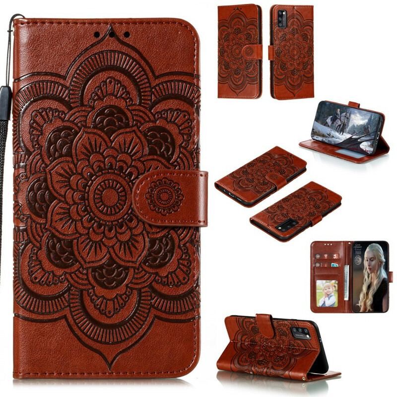 Læder Cover Samsung Galaxy A41 Fuld Mandala