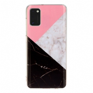 Mobilcover Samsung Galaxy A41 Marmor Geometri