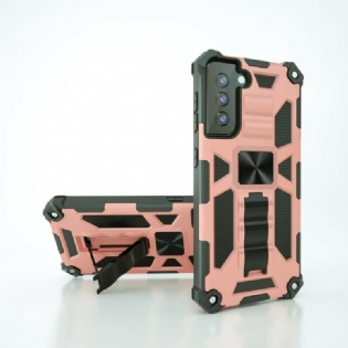 Cover Samsung Galaxy S21 5G Bicolor Aftagelig Støtte