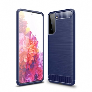 Cover Samsung Galaxy S21 5G Børstet Kulfiber