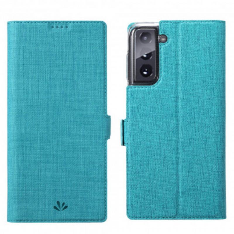 Cover Samsung Galaxy S21 5G Flip Cover Tekstureret Vili Dmx