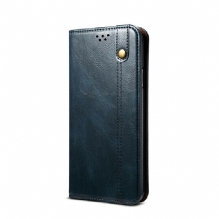 Cover Samsung Galaxy S21 5G Flip Cover Voksbehandlet Kunstlæder