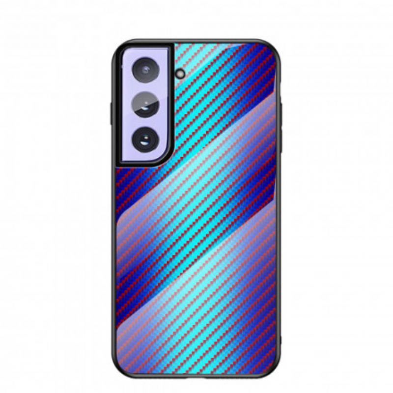 Cover Samsung Galaxy S21 5G Kulfiber Hærdet Glas
