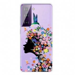 Cover Samsung Galaxy S21 5G Smukt Blomsterhoved