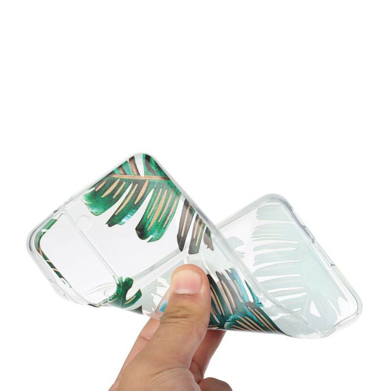 Cover Samsung Galaxy S21 5G Sømløse Grønne Blade