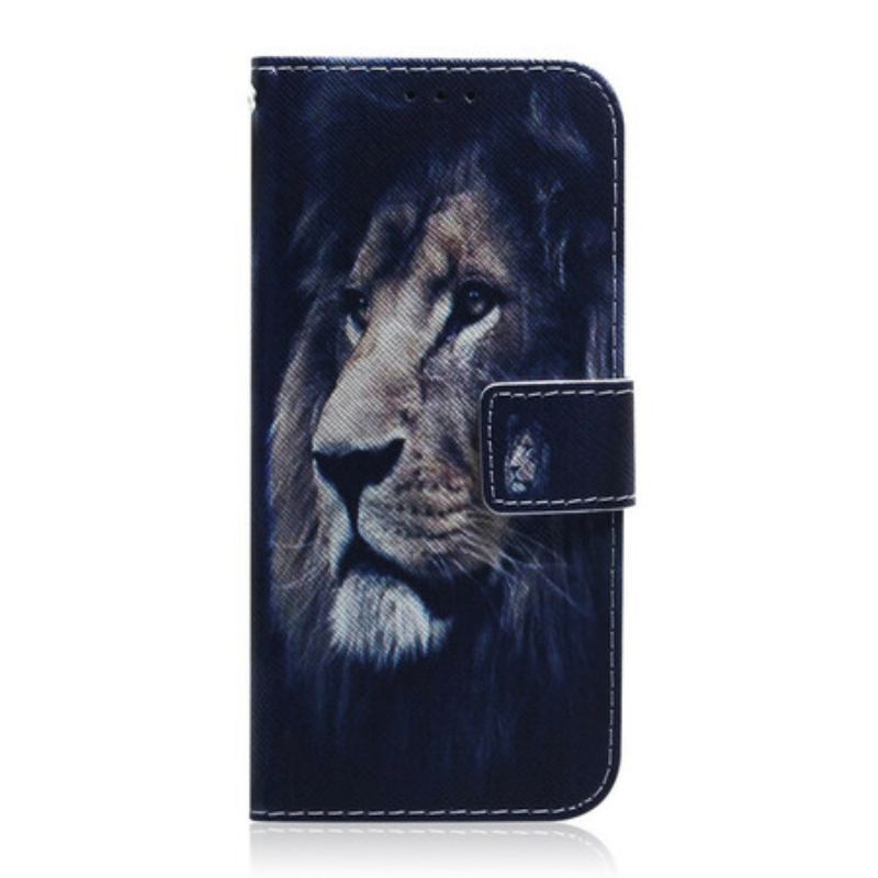 Flip Cover Samsung Galaxy S21 5G Drømme-løve