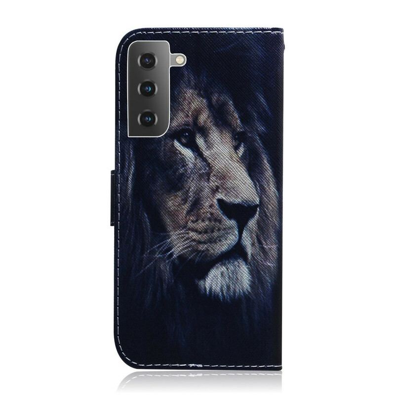 Flip Cover Samsung Galaxy S21 5G Drømme-løve