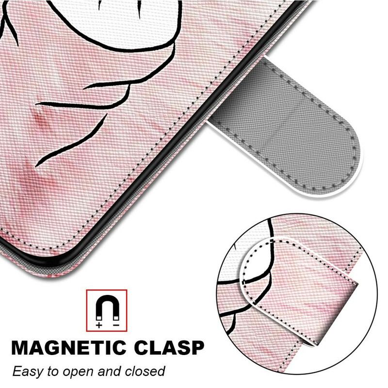 Flip Cover Samsung Galaxy S21 5G Finger Hjerte