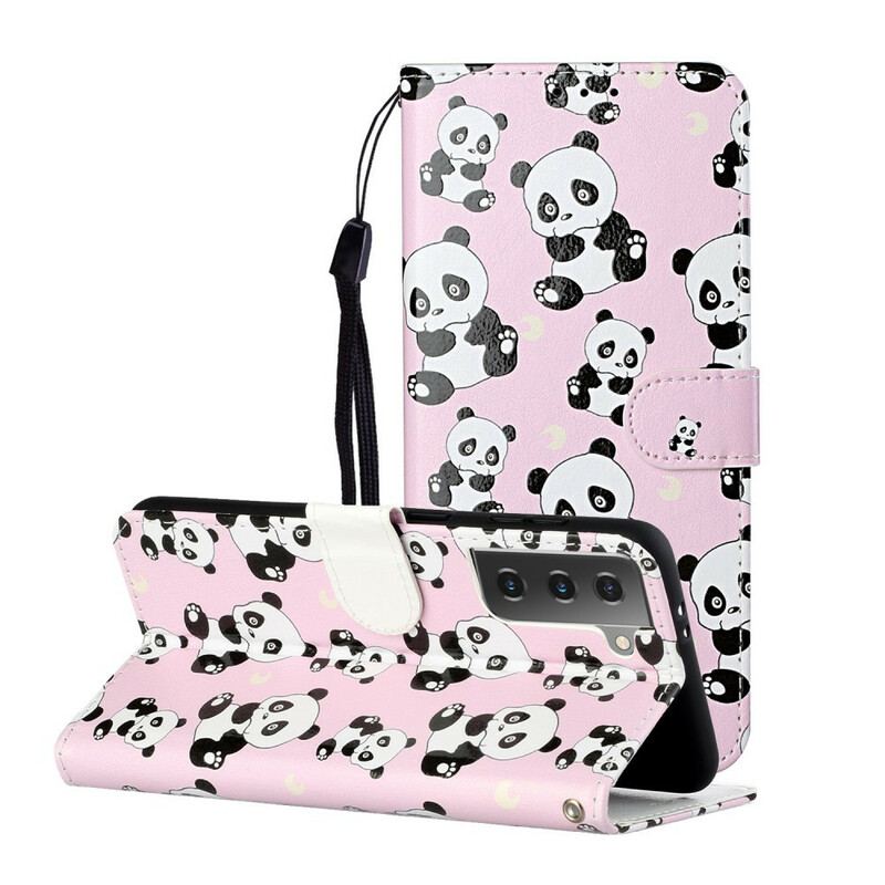 Flip Cover Samsung Galaxy S21 5G Hvilke Pandaer