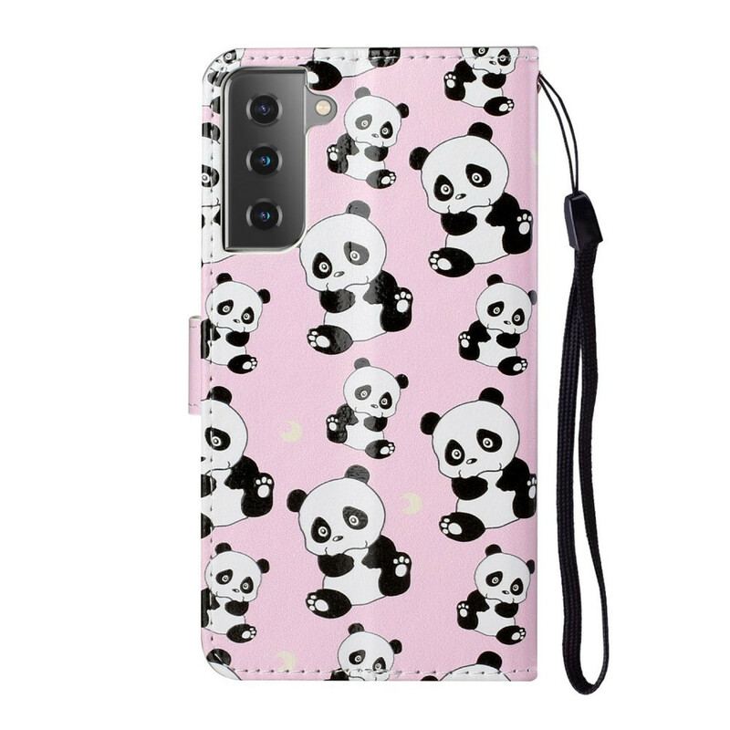 Flip Cover Samsung Galaxy S21 5G Hvilke Pandaer