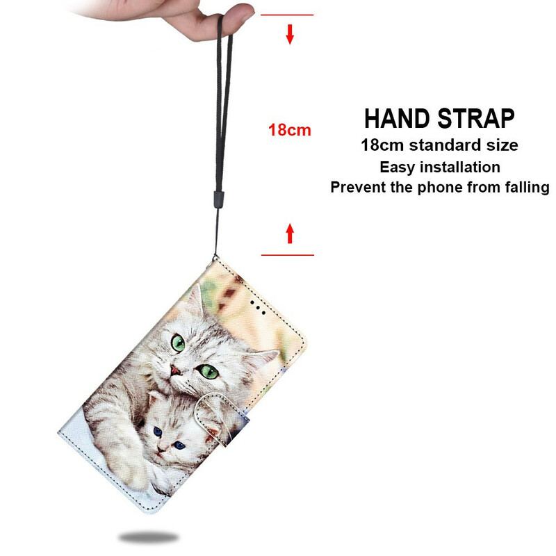 Flip Cover Samsung Galaxy S21 5G Kattefamilie