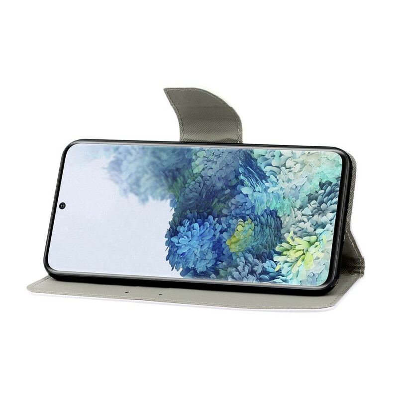 Flip Cover Samsung Galaxy S21 5G Med Snor Brainy Fox Med Rem
