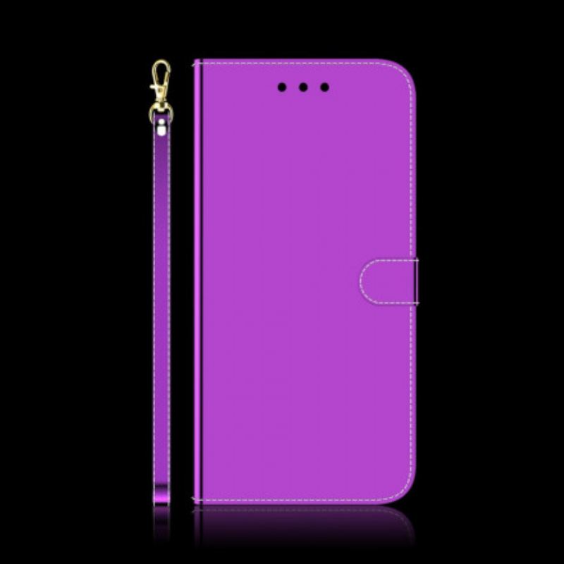 Flip Cover Samsung Galaxy S21 5G Spejlcover I Imiteret Læder