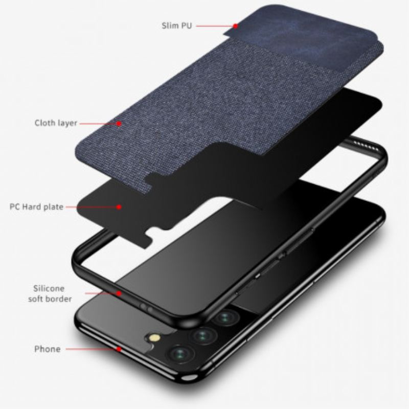 Mobilcover Samsung Galaxy S21 5G Bi-tekstur Imiteret Læder