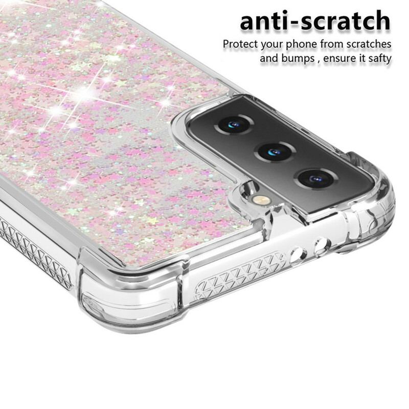 Mobilcover Samsung Galaxy S21 5G Ønsker Pailletter