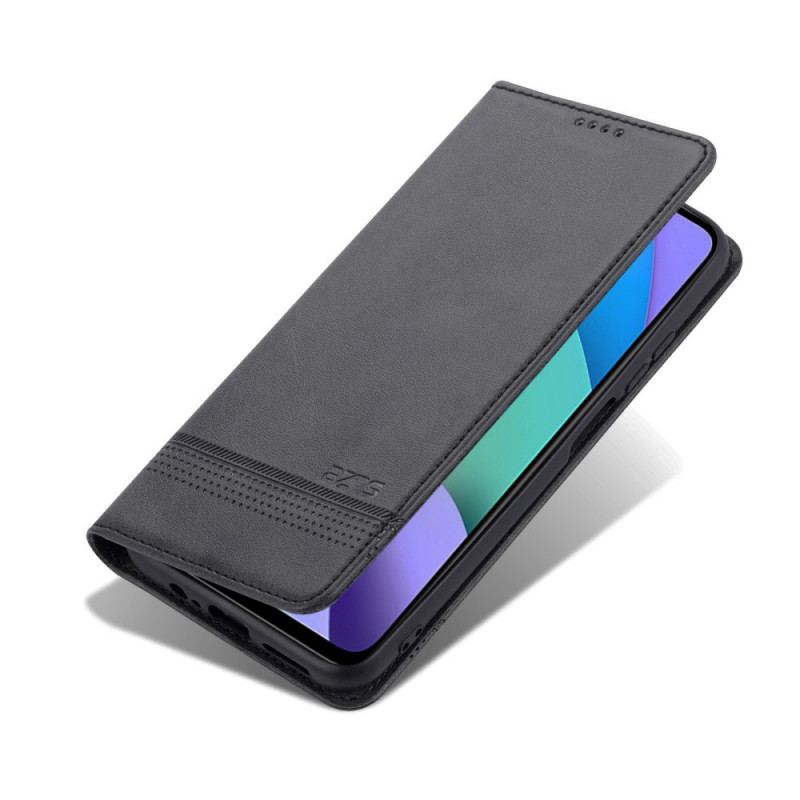 Cover Poco M4 Pro 5G Flip Cover Azns Læderstyling