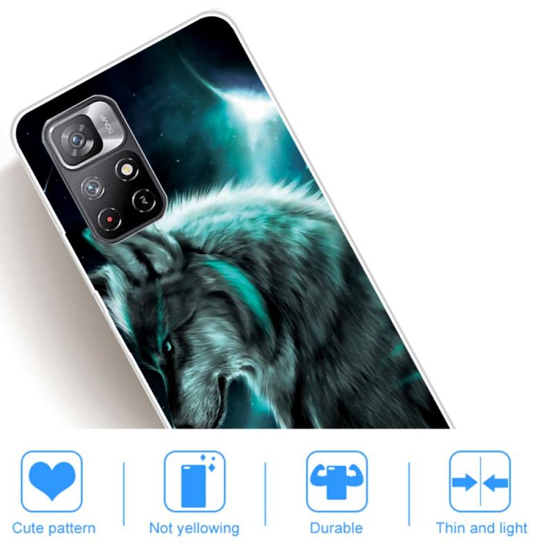 Cover Poco M4 Pro 5G Kongelig Ulv