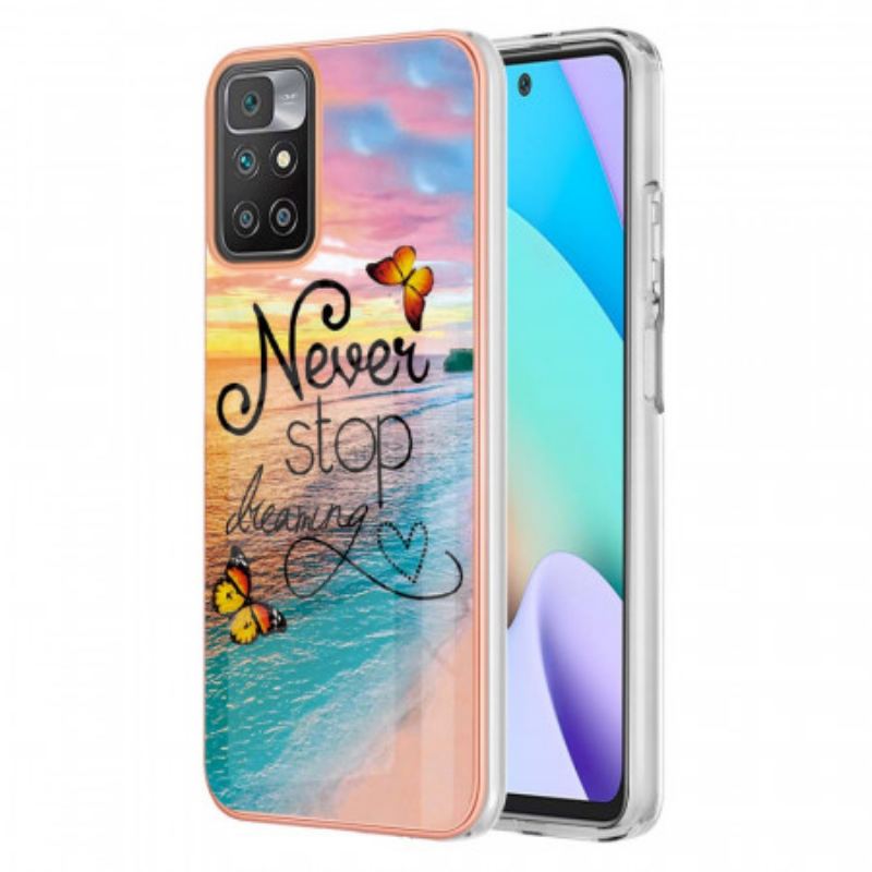 Cover Poco M4 Pro 5G Stop Aldrig Med At Drømme Om Sommerfugle